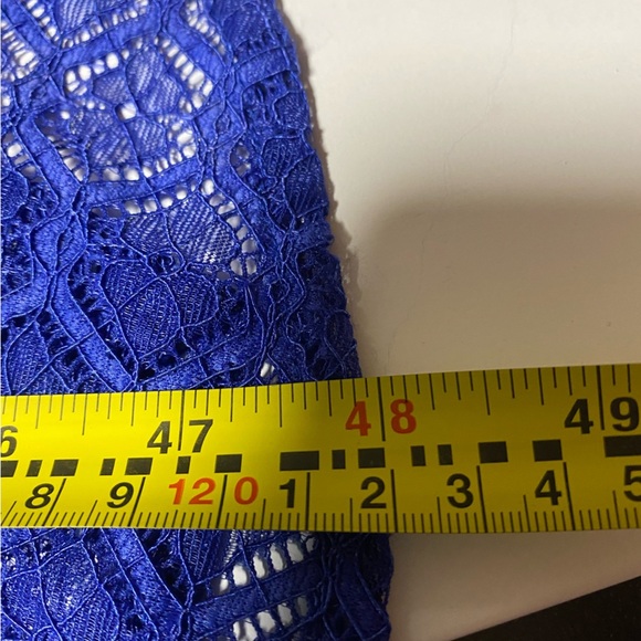 GUESS Women's Embroidered-Lace Cold-Shoulder Dress - SZ 14 - NWT - Picture 11 of 11